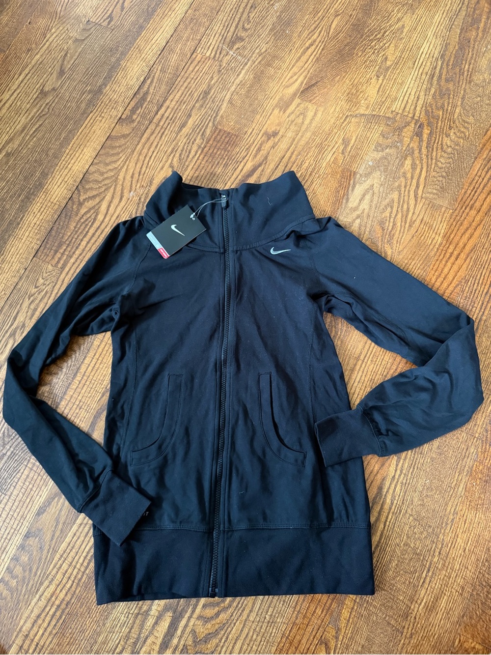 Nike Women's Black Full-Zip Utility Jacket with Hood